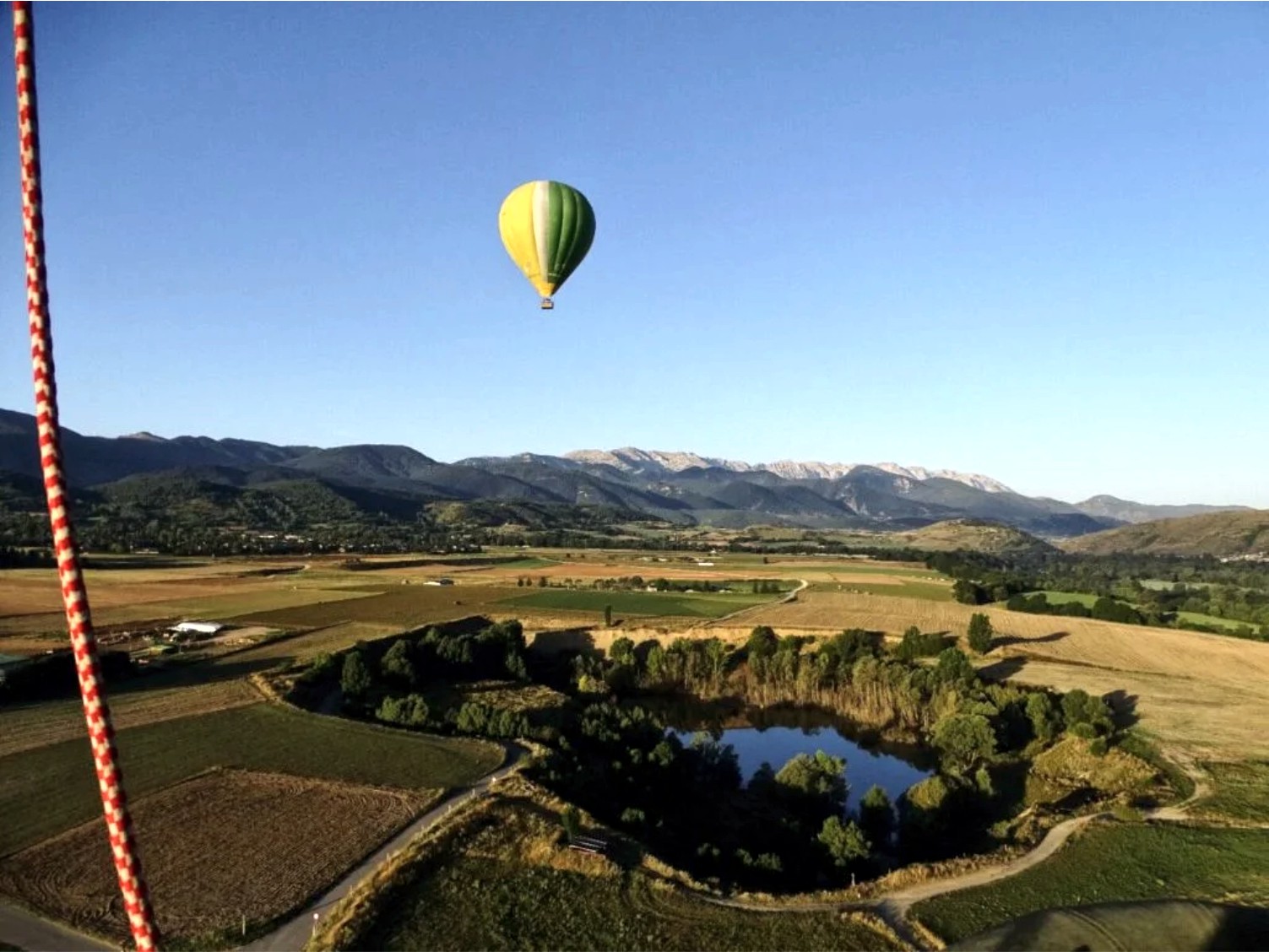 Globo aerostático en la Cerdanya