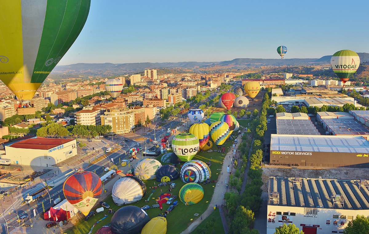 globus de Camins de Vent a l'European Balloon Festival d'Igualada
