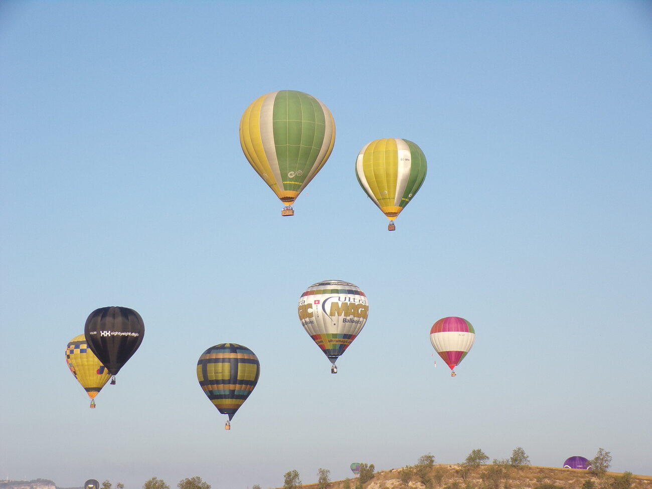 globus a l'European Balloon Festival d'Igualada, a l'Anoia