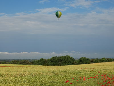 Vuelo en globo en la Anoia, Igualada